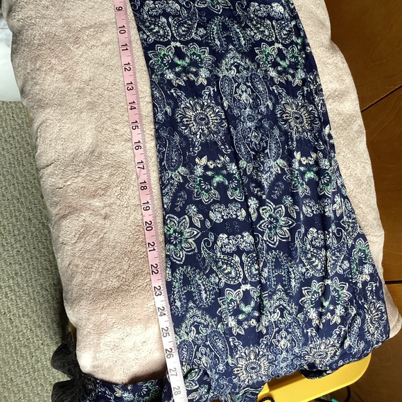 Aerie Harem Pants * Blue Paisley * Small - Picture 6 of 8